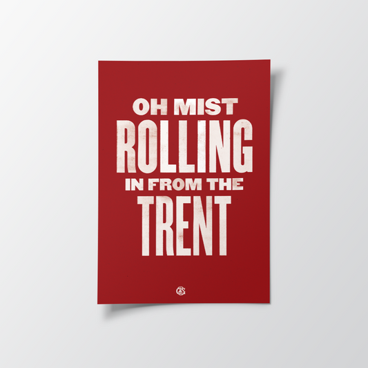 Oh Mist Rolling Nottingham Forest Poster