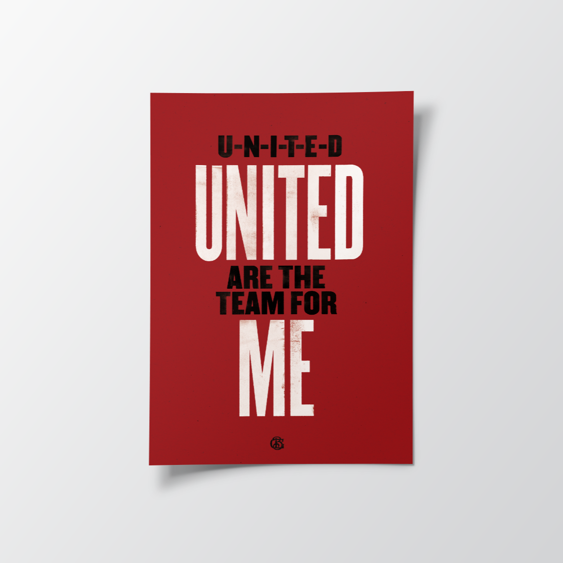 Manchester United poster