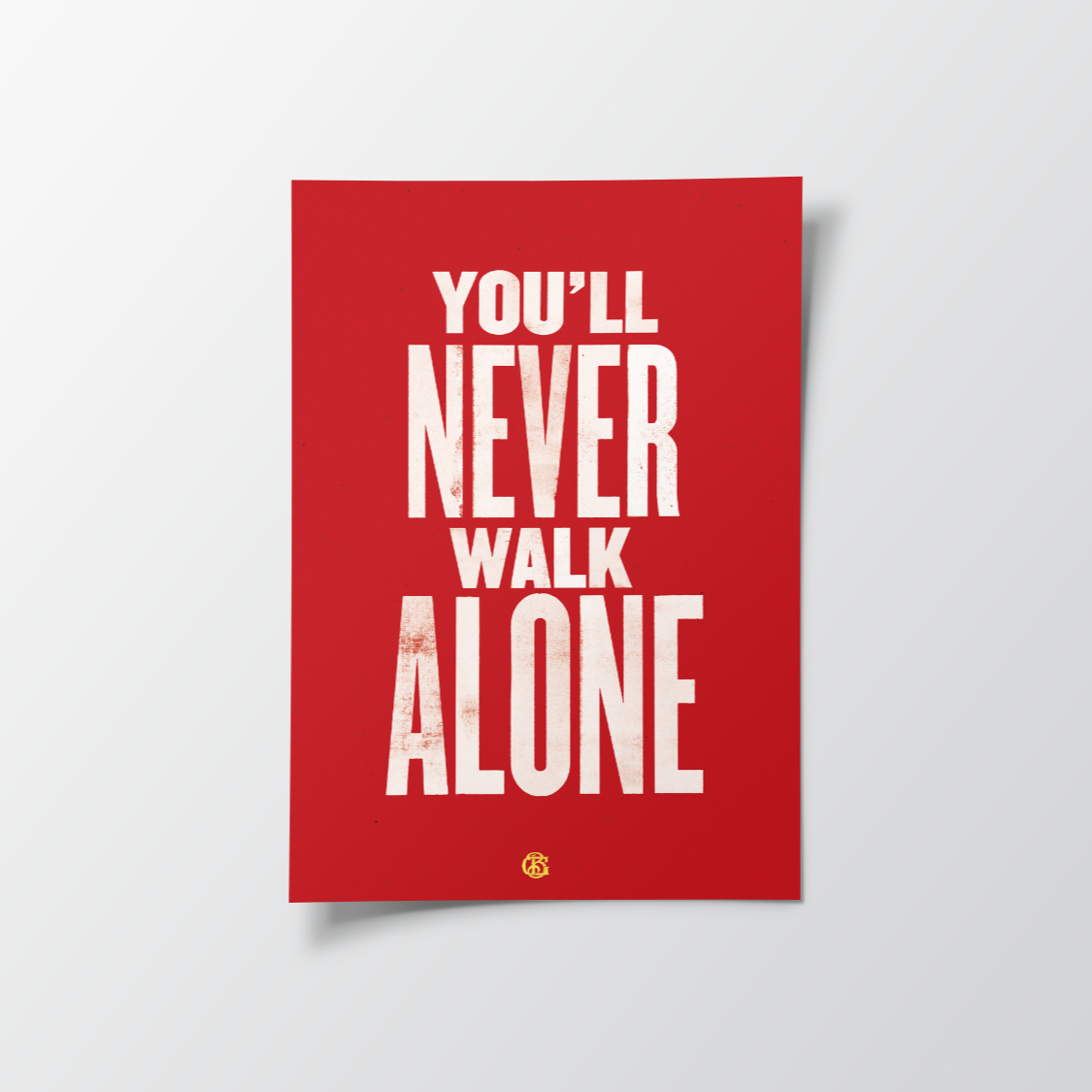 Youll Never Walk Alone Liverpool poster