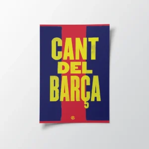 Barcelona "Cant Del Barca" Poster