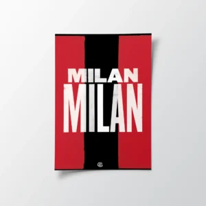 AC Milan "Milan Milan" Poster